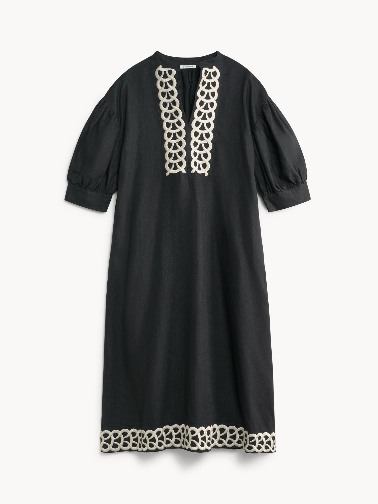 By Malene Birger Lydea Linen Maxi Mekko Mustat | FI_BB33623