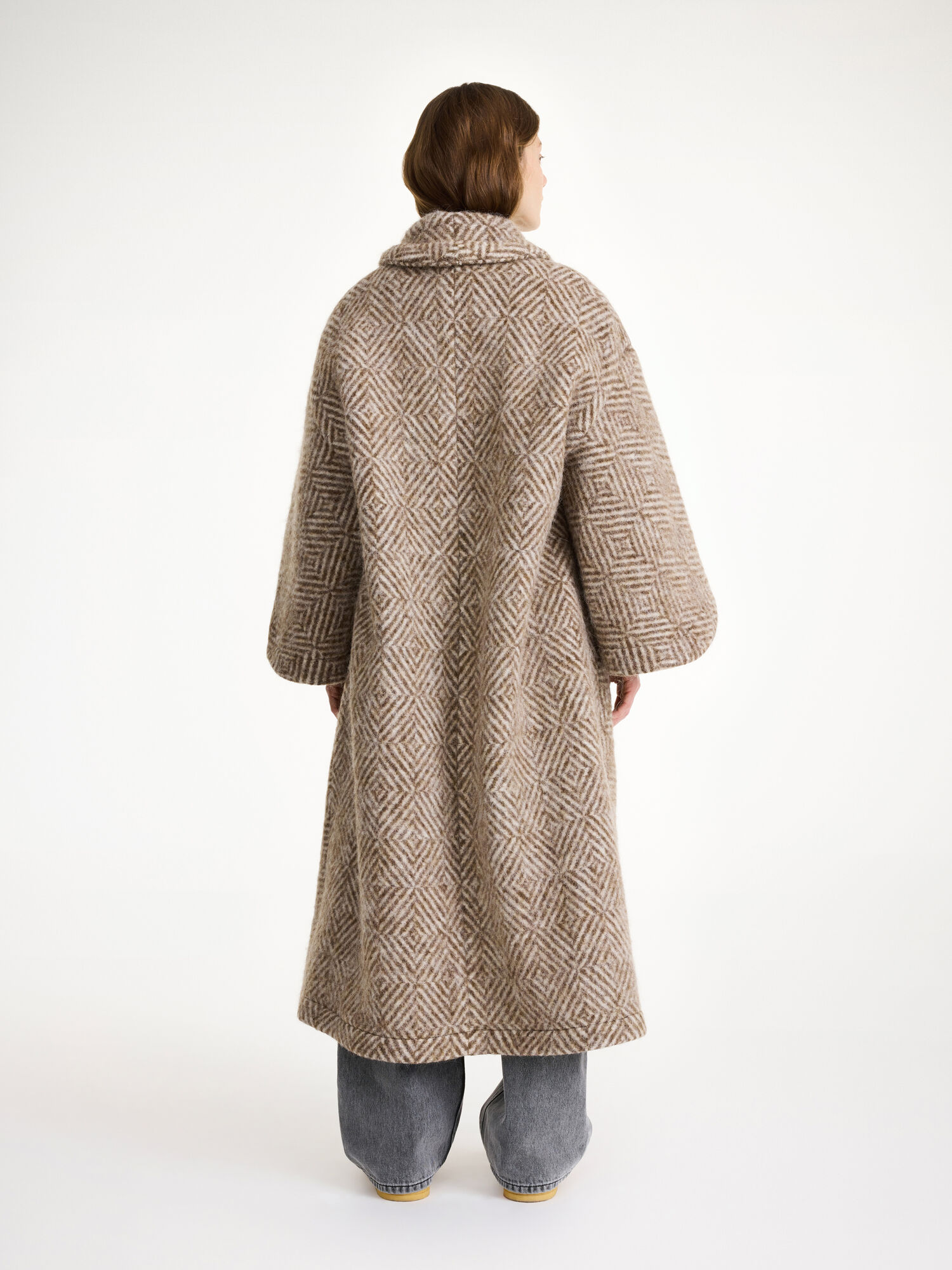 By Malene Birger Mangia Wool-blend Takit Shitake | FI_BB40046