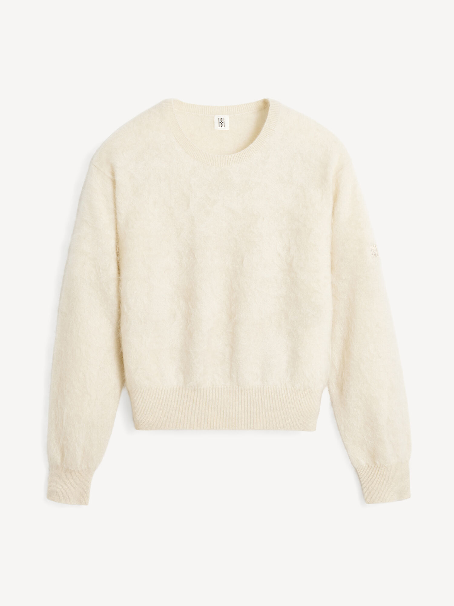 By Malene Birger Mantea Cashmere Sweater Neuleet Oyster Gray | FI_BB67024