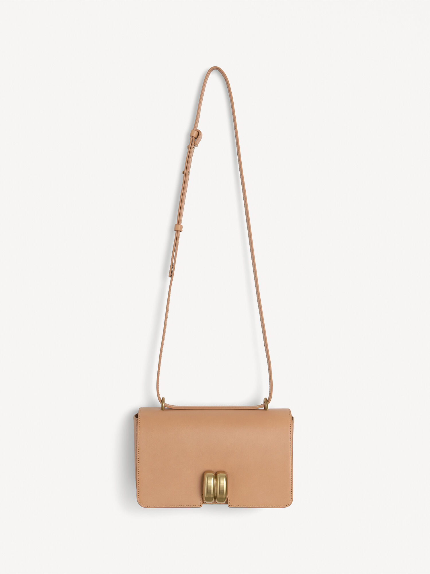 By Malene Birger Noval Leather Shoulder Laukut Tan | FI_BB47129