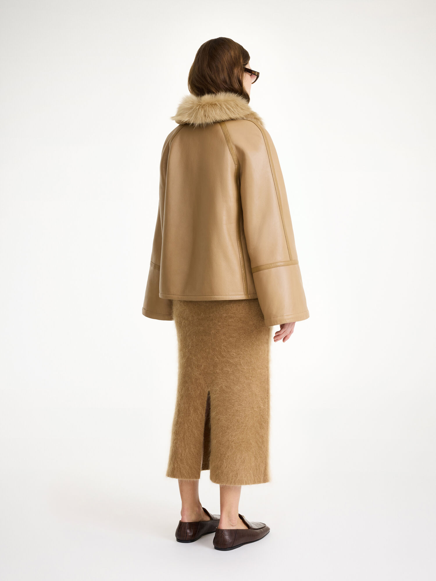 By Malene Birger Odellies Shearling Takit Tannin | FI_BB53419