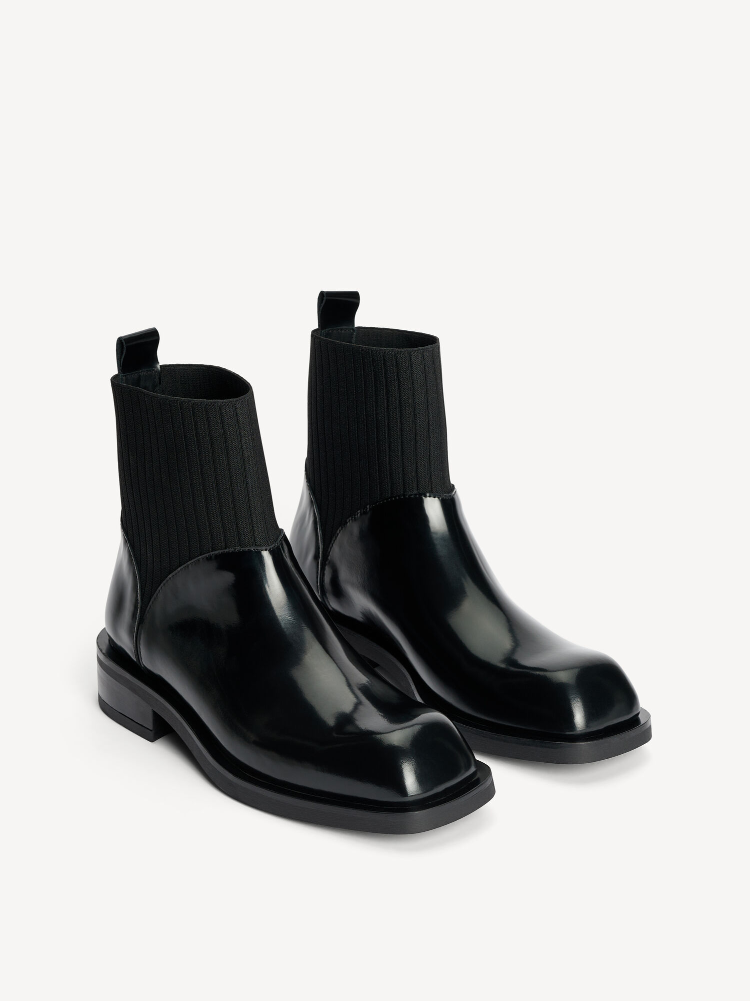 By Malene Birger Perlla Leather Boots Kengät Mustat | FI_BB65914