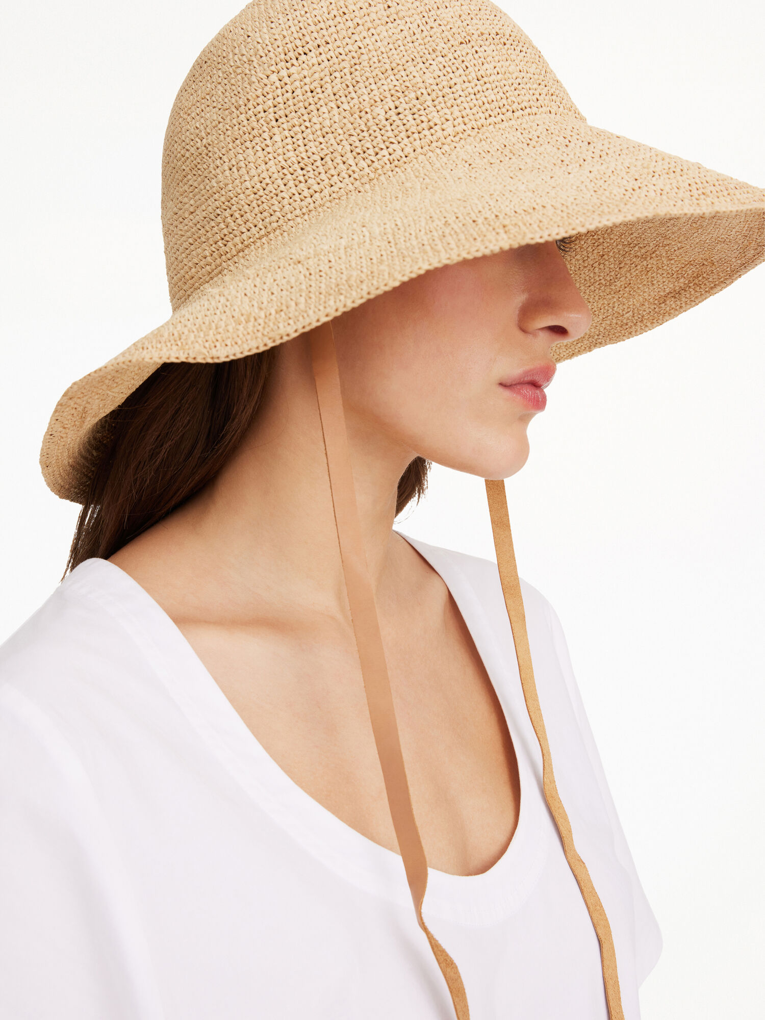 By Malene Birger Rafiah Straw Hat Muut Tarvikkeet Vaalean | FI_BB22097