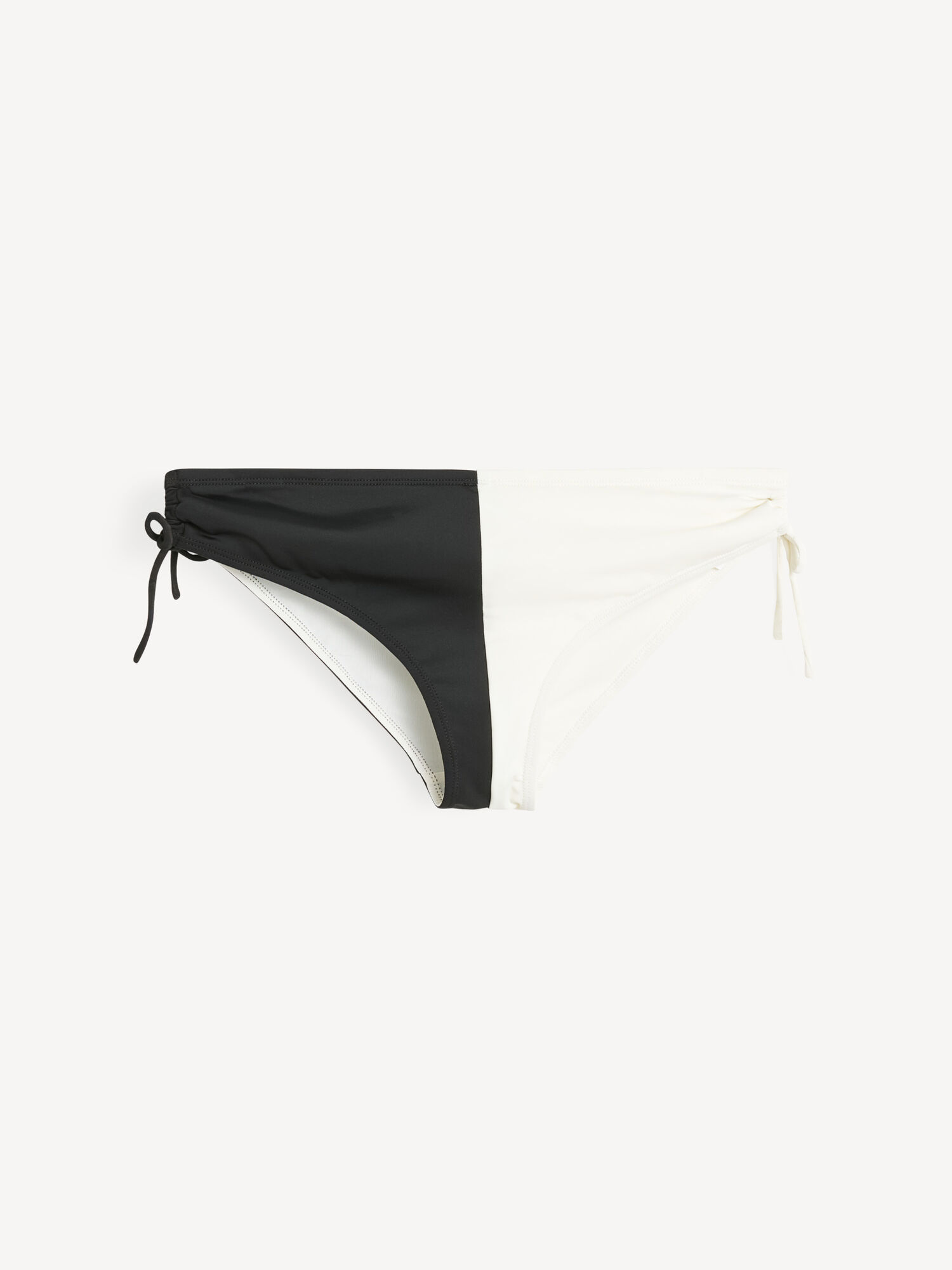 By Malene Birger Seabay Low Bikini Bottoms Uimapuvut Raidallinen Mustat Valkoinen | FI_BB86109