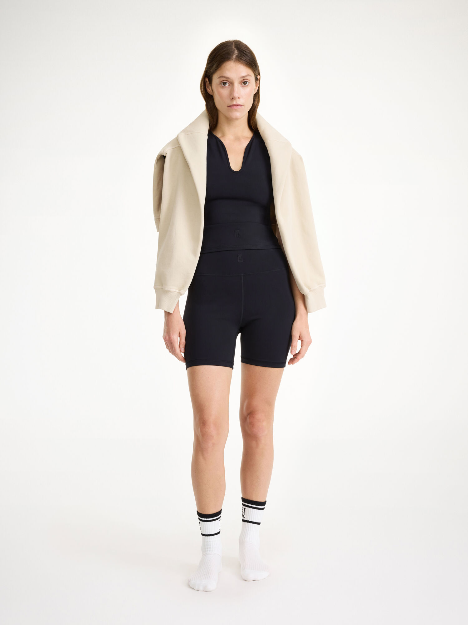 By Malene Birger Siola Atheletic Shorts Urheiluvaatteet Mustat | FI_BB34546