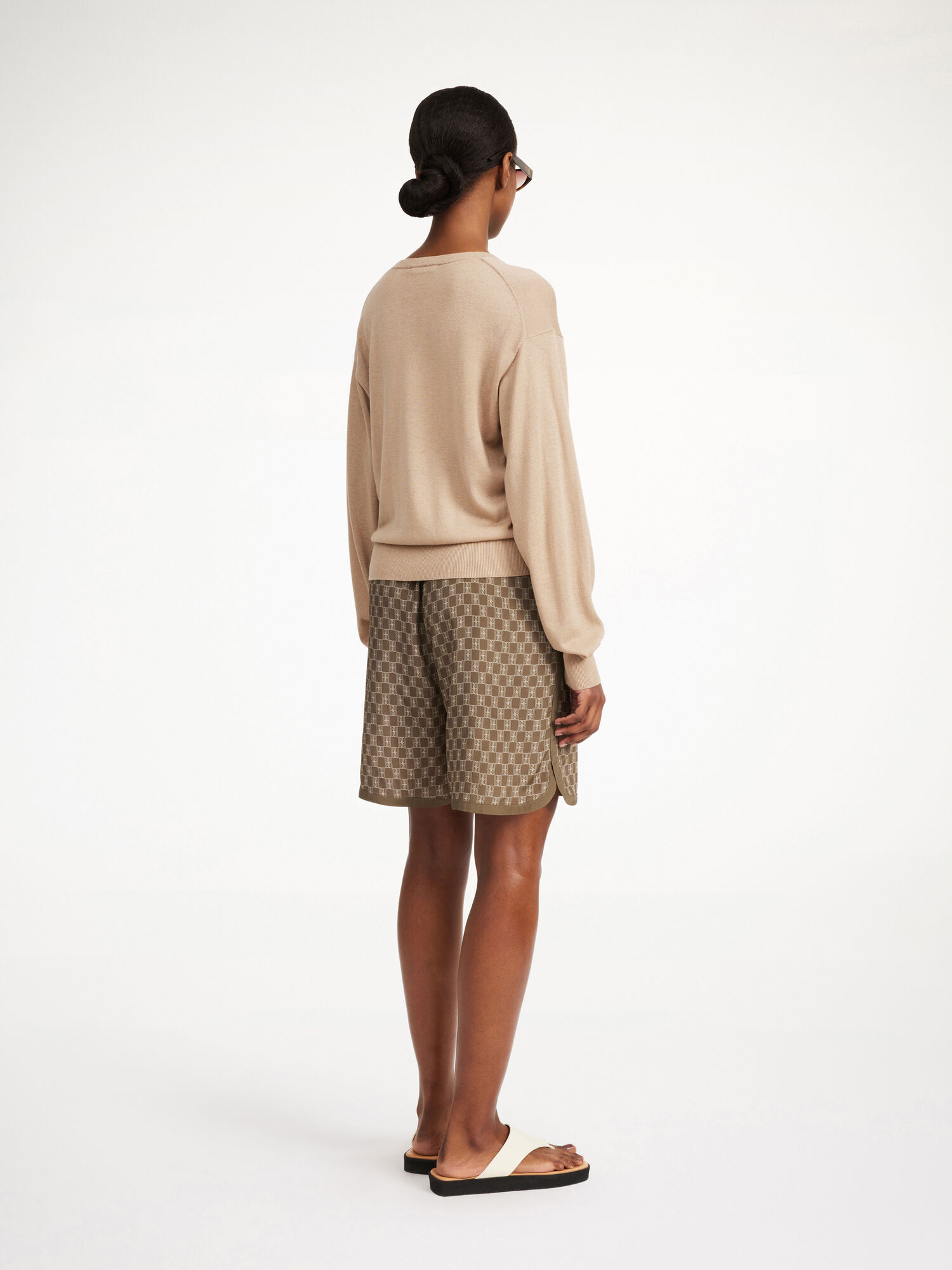 By Malene Birger Sioni Shortsit Mono Lined 1DJ | FI_BB19982