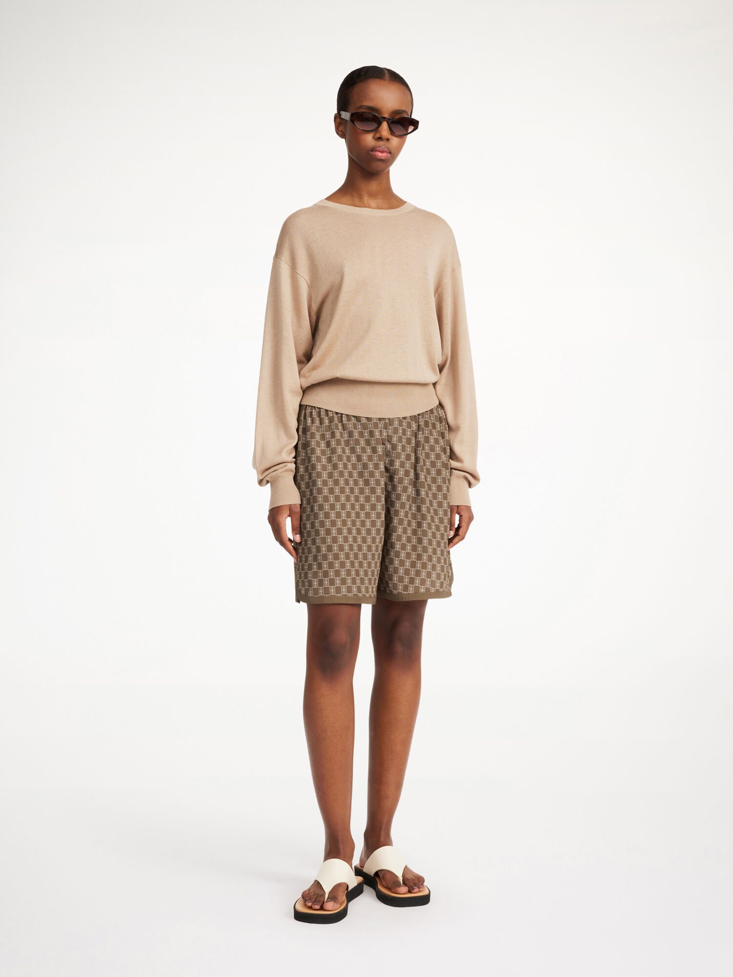 By Malene Birger Sioni Shortsit Mono Lined 1DJ | FI_BB19982