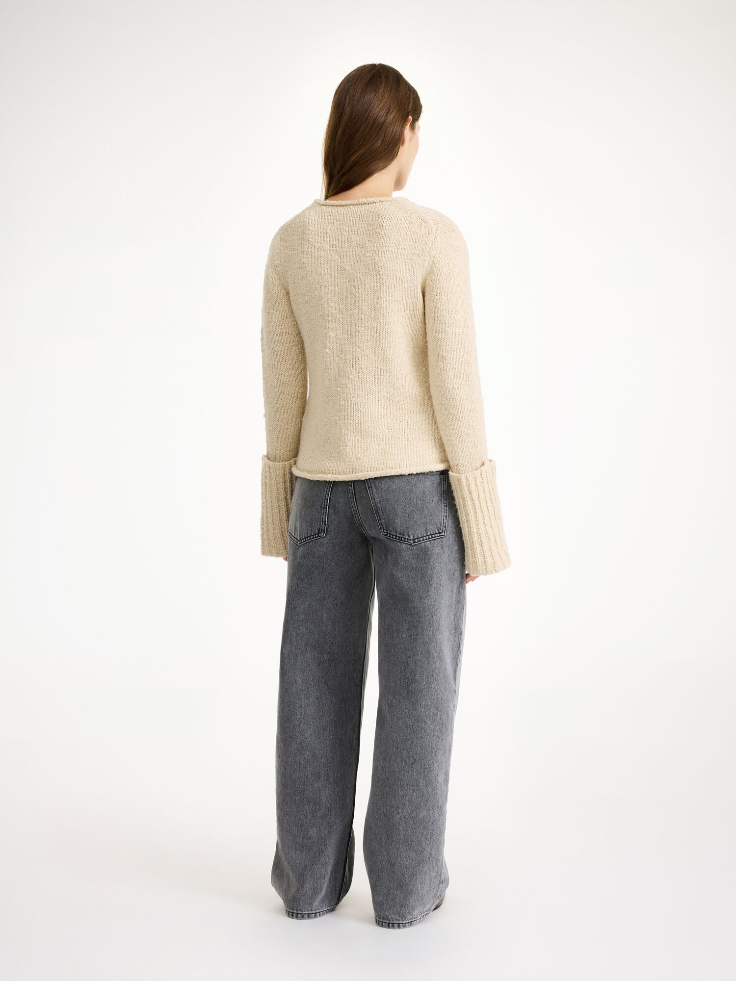 By Malene Birger Sorena Sweater Neuleet Oyster Gray | FI_BB87241