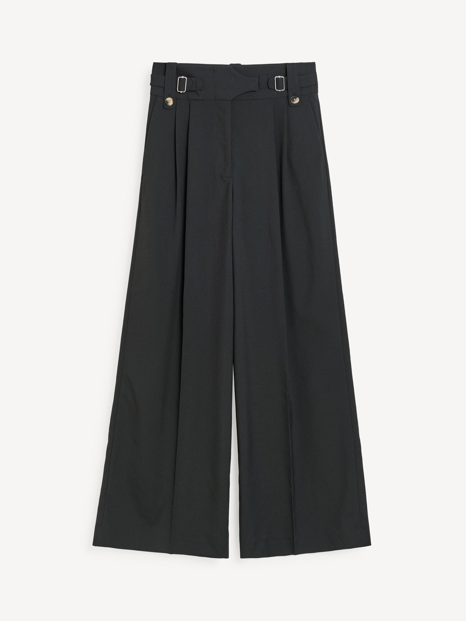 By Malene Birger Taal High-waisted Suorat Housut Mustat | FI_BB73888