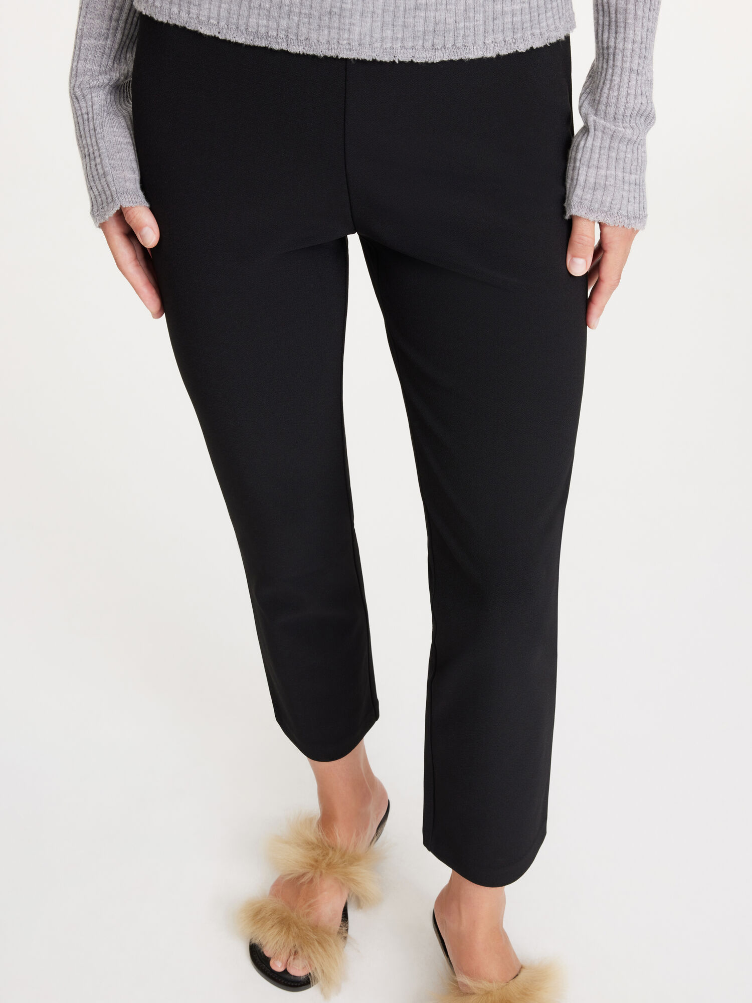 By Malene Birger Vilea Cropped Suorat Housut Mustat | FI_BB41880